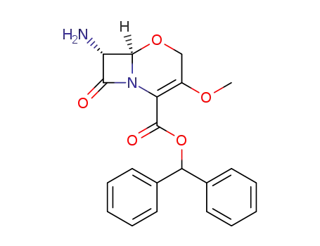 (6R,7R)-7-Amino-3-methoxy-8-oxo-5-oxa-1-aza-bicyclo[4.2.0]oct-2-ene-2-carboxylic acid benzhydryl ester
