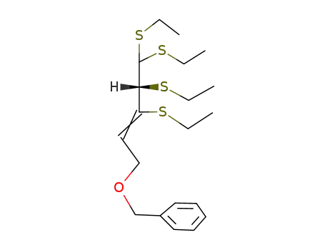 ((Z)-(R)-3,4,5,5-Tetrakis-ethylsulfanyl-pent-2-enyloxymethyl)-benzene
