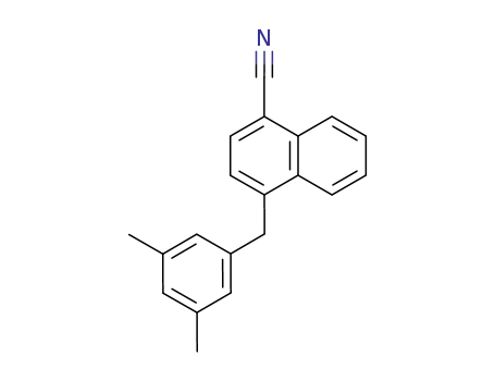 4-(3,5-Dimethyl-benzyl)-naphthalene-1-carbonitrile