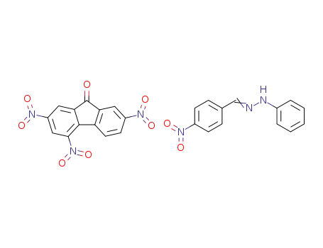 2,4,7-Trinitro-fluoren-9-one; compound with N-[1-(4-nitro-phenyl)-meth-(E)-ylidene]-N'-phenyl-hydrazine