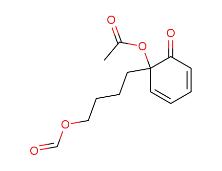 (RS)-6-Acetoxy-6-(4'-formyloxybutyl)-2,4-cyclohexadien-1-on