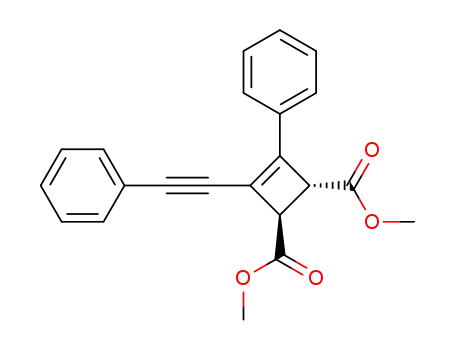 3-phenyl-4-phenylethynylcyclobut-3-en-trans-1,2-dicarboxylic acid dimethyl ester