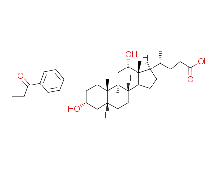 Molecular Structure of 83035-63-6 (deoxycholic acid-propiophenone)