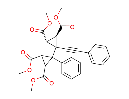 trans-2,3-bis(methoxycarbonyl)-1-(1-phenyl-2,3-bis(methoxycarbonyl))cyclopropyl-1-phenylethynylcyclopropane