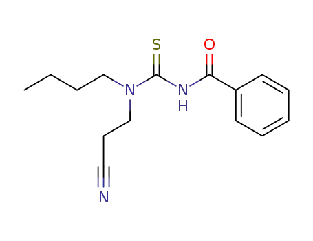 3-Benzoyl-1-butyl-1-(2-cyano-ethyl)-thiourea