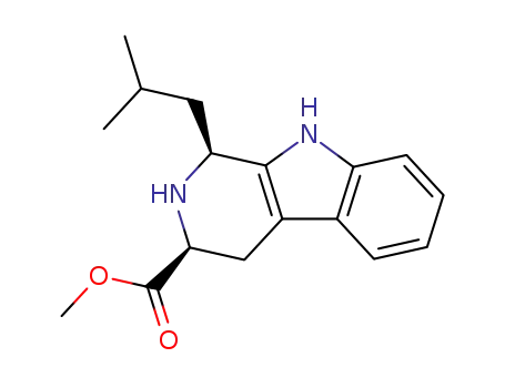 cis-3-(methoxycarbonyl)-1-(2-methylpropyl)-1,2,3,4-tetrahydro-β-carboline