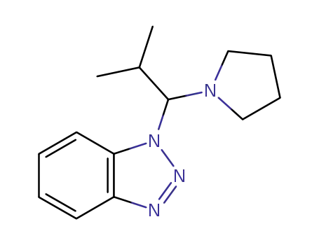 N-<α-(benzotriazol-1-yl)-β-methylpropyl>pyrrolidine