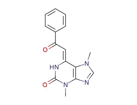 3,7-Dimethyl-6-[2-oxo-2-phenyl-eth-(Z)-ylidene]-1,3,6,7-tetrahydro-purin-2-one