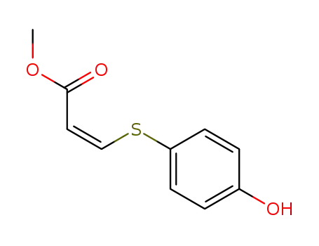 2-Propenoic acid, 3-[(4-hydroxyphenyl)thio]-, methyl ester, (Z)-