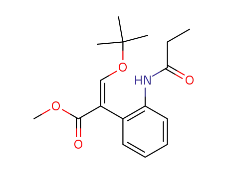 (E)-3-tert-Butoxy-2-(2-propionylamino-phenyl)-acrylic acid methyl ester
