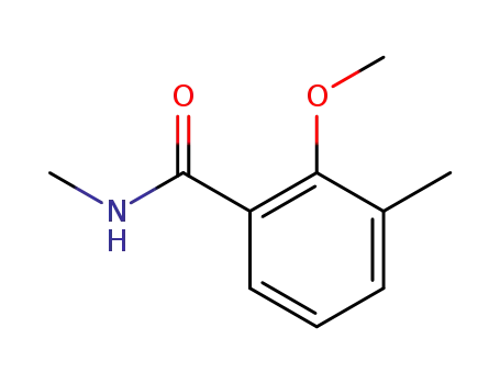 Molecular Structure of 139958-86-4 (Benzamide, 2-methoxy-N,3-dimethyl-)