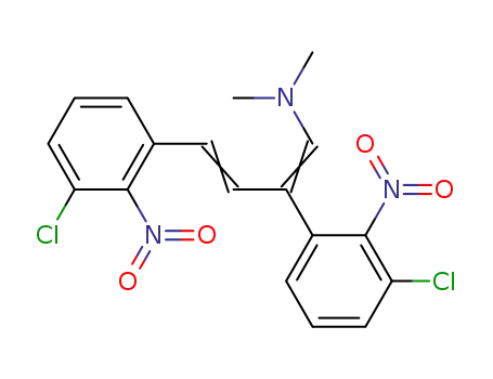 1-Dimethylamino-2,4-bis-(3-chlor-2-nitrophenyl)-1,3-butadien