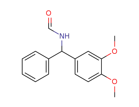 Molecular Structure of 23731-47-7 (Formamide, N-[(3,4-dimethoxyphenyl)phenylmethyl]-)