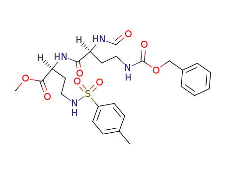 N<sup>α</sup>-Formyl-N<sup>γ</sup>-benzyloxycarbonyl-L-α,γ-diamino-butyryl-N<sup>γ</sup>-tosyl-L-α,γ-diamino-buttersaeure-methylester
