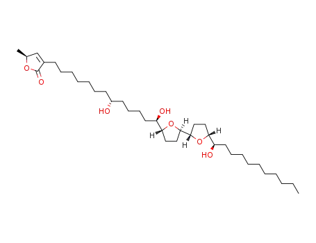 2(5H)-Furanone,3-[(8R,13R)-8,13-dihydroxy-13-[(2R,2'S,5R,5'R)-octahydro-5'-[(1R)-1-hydroxyundecyl][2,2'-bifuran]-5-yl]tridecyl]-5-methyl-,(5S)-