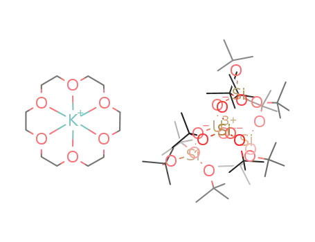 [K(18-crown-6)][U(OSi(O<sup>t</sup>Bu)<sub>3</sub>)<sub>4</sub>]