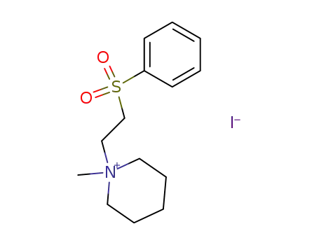 1-(2-Benzenesulfonyl-ethyl)-1-methyl-piperidinium; iodide