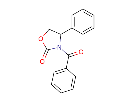 Molecular Structure of 25393-56-0 (3-benzoyl-4-phenyl-2-oxazolidinone)