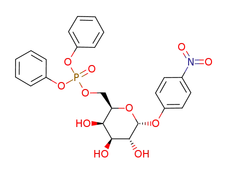 Molecular Structure of 114102-82-8 (p-nitrophenyl α-D-galactopyranoside 6-(diphenylphosphate))