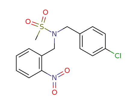 4'-Chloro-N-mesyl-2-nitrodibenzylamin
