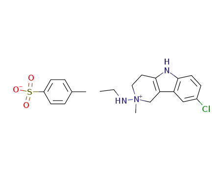 Toluene-4-sulfonate8-chloro-2-ethylamino-2-methyl-2,3,4,5-tetrahydro-1H-pyrido[4,3-b]indol-2-ium;