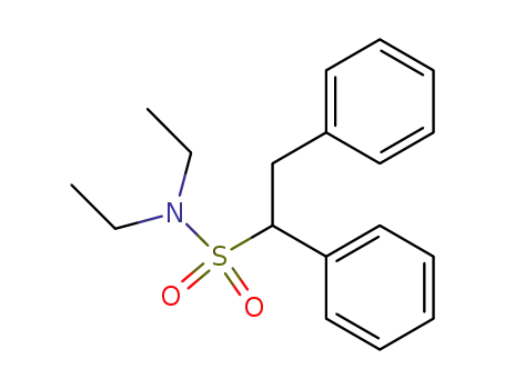 Molecular Structure of 71376-56-2 (1,2-Diphenyl-ethanesulfonic acid diethylamide)