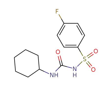 Molecular Structure of 2260-80-2 (1-Cyclohexyl-3-p-fluorbenzolsulfonylharnstoff)