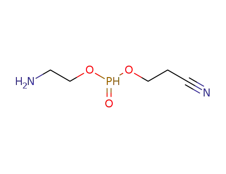 Molecular Structure of 170158-29-9 (2-aminoethyl 2-cyanoethyl phosphonate)