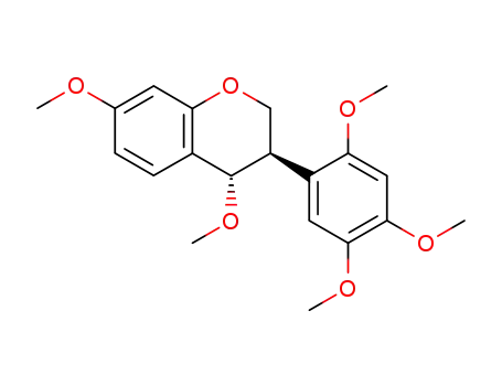 trans-3,4-dihydro-4,7-dimethoxy-3-(2,4,5-trimethoxyphenyl)-2H-1-benzopyran