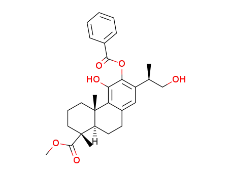 methyl 12-benzoyloxy-11,16-dihydroxy-8,11,13-abietatrien-18-oate