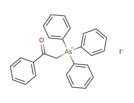 Arsonium, (2-oxo-2-phenylethyl)triphenyl-, iodide