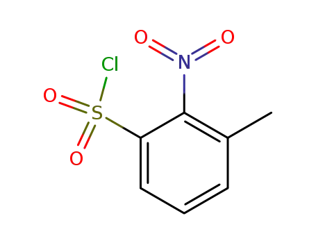 Molecular Structure of 60310-10-3 (Benzenesulfonyl chloride, 3-methyl-2-nitro-)