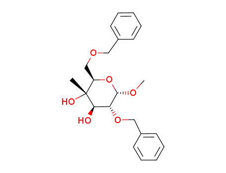 methyl 2,6-di-O-benzyl-4-C-methyl-α-D-glucopyranoside