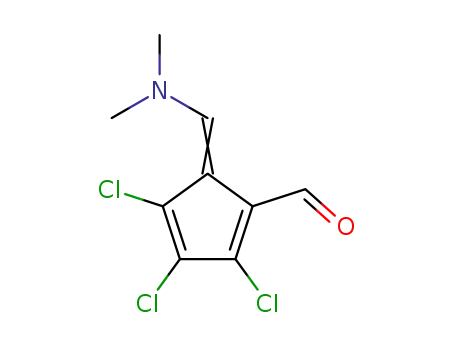 2,3,4-trichloro-5-(dimethylamino-methylene)-cyclopenta-1,3-dienecarbaldehyde