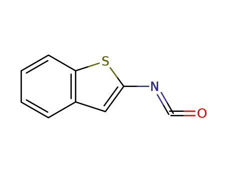 Molecular Structure of 124808-79-3 (Benzo[b]thiophene, 2-isocyanato-)