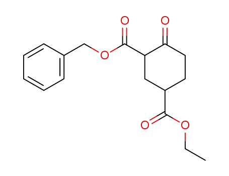4-Oxo-cyclohexane-1,3-dicarboxylic acid 3-benzyl ester 1-ethyl ester