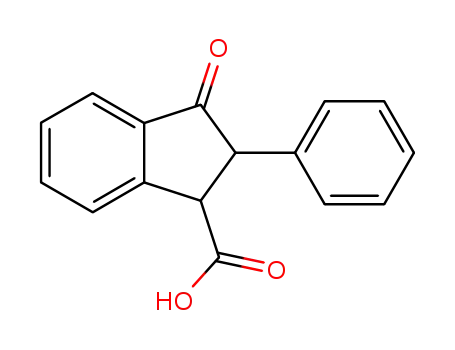 3-oxo-2-phenyl-indan-1-carboxylic acid