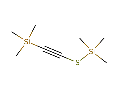 Molecular Structure of 62785-86-8 (Silane, trimethyl[[(trimethylsilyl)ethynyl]thio]-)