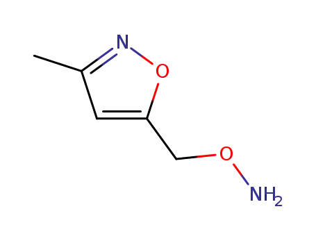 Molecular Structure of 238760-87-7 (O-(3-Methyl-isoxazol-5-ylmethyl)-hydroxylamine)