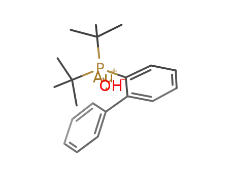 Molecular Structure of 1428578-80-6 (C<sub>20</sub>H<sub>28</sub>AuOP)