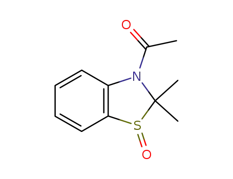 3-Acetyl-2,2-dimethyl-2,3-dihydro-1H-1lambda~4~,3-benzothiazol-1-one