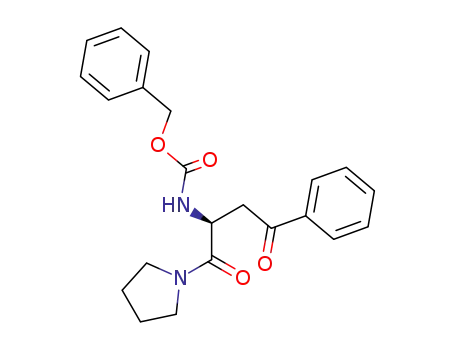 (S)-2-benzyloxycarbonylamino-4-oxo-4-phenyl-butanoyl pyrrolidine