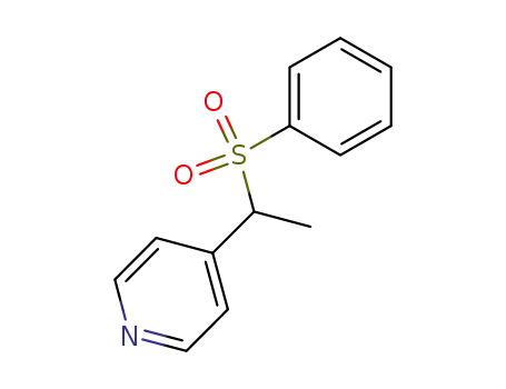 4-(1-benzenesulfonyl-ethyl)-pyridine