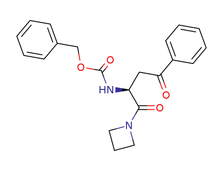 (S)-2-benzyloxycarbonylamino-4-oxo-4-phenyl-butanoyl azetidine