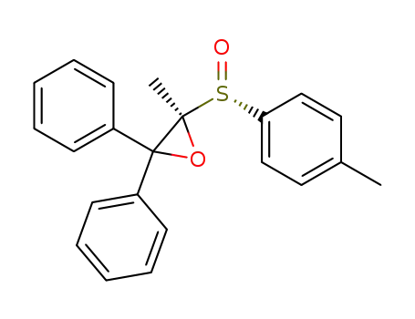 (2R,R<sub>S</sub>)-(+)-1,2-epoxy-1,1-diphenyl-2-(p-tolylsulfinyl)propane