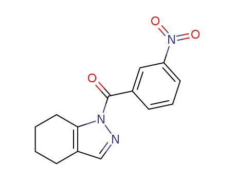 1-(3-nitro-benzoyl)-4,5,6,7-tetrahydro-1<i>H</i>-indazole