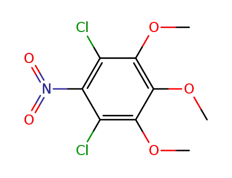 1,3-dichloro-4,5,6-trimethoxy-2-nitro-benzene