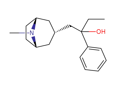 (+/-)-2-phenyl-1-tropane-3<i>endo</i>-yl-butan-2-ol