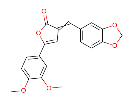 5-(3,4-dimethoxy-phenyl)-3-((Ξ)-piperonylidene)-3<i>H</i>-furan-2-one
