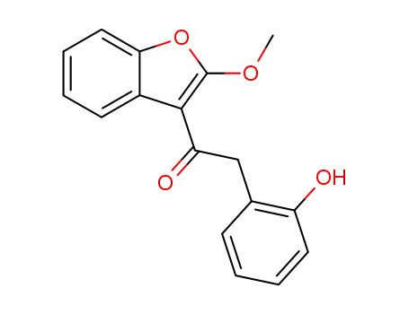 2-(2-hydroxy-phenyl)-1-(2-methoxy-benzofuran-3-yl)-ethanone